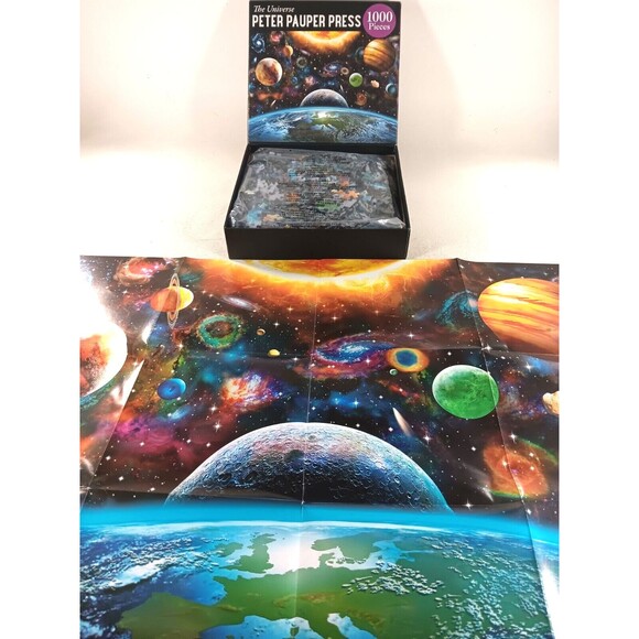 The Universe 1000 Piece Jigsaw Puzzle by Peter Pauper Press - Picture 3 of 3
